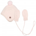 Ensemble bonnet + moufles CARREMENT BEAU pour FILLE