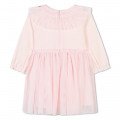 Bi-material formal dress CARREMENT BEAU for GIRL