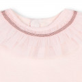 Bi-material formal dress CARREMENT BEAU for GIRL