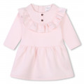 Vestido com folhos CARREMENT BEAU para RAPARIGA