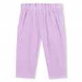 Corduroy trousers CARREMENT BEAU for GIRL