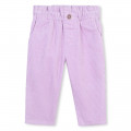 Corduroy trousers CARREMENT BEAU for GIRL