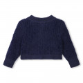 Decorative knitted cardigan CARREMENT BEAU for GIRL