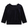 Blusa de veludo CARREMENT BEAU para RAPARIGA