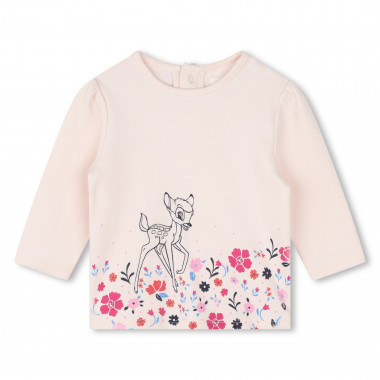 T-shirt en coton avec imprimé CARREMENT BEAU pour FILLE