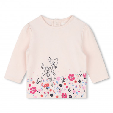 T-shirt de algodão CARREMENT BEAU para RAPARIGA