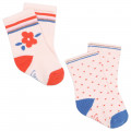 Chaussettes montantes à motifs CARREMENT BEAU pour FILLE