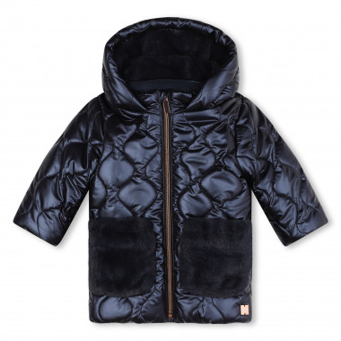 Water-repellent hooded jacket CARREMENT BEAU for GIRL