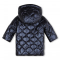 Water-repellent hooded jacket CARREMENT BEAU for GIRL