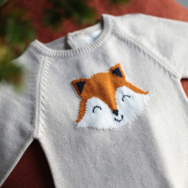 Playsuit with fox motif CARREMENT BEAU for BOY