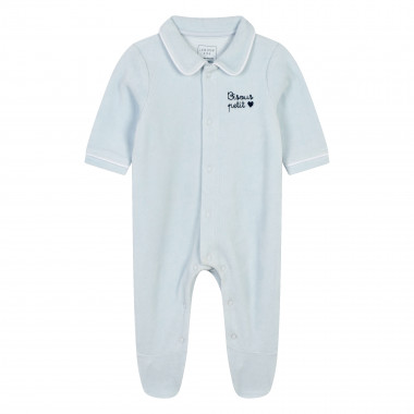 Pijama de terciopelo bordado CARREMENT BEAU para NIÑO