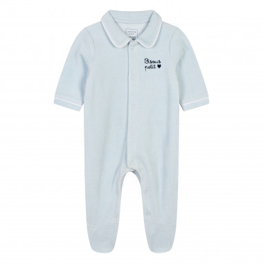 Pijama de veludo bordado CARREMENT BEAU para RAPAZ