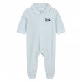 Pyjama velours brodé col polo CARREMENT BEAU pour GARCON