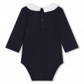 Embroidered poplin bodysuit CARREMENT BEAU for BOY