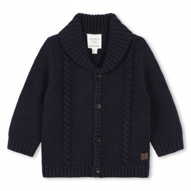Knitted button-down cardigan CARREMENT BEAU for BOY