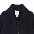 Knitted button-down cardigan CARREMENT BEAU for BOY