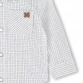 Camisa de flanela xadrez CARREMENT BEAU para RAPAZ