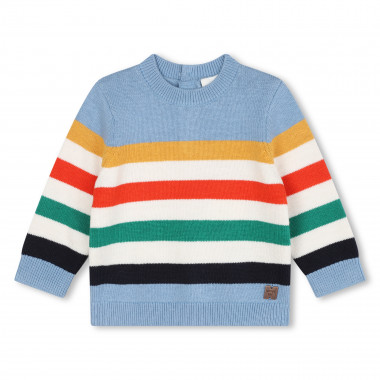 Striped knitted jumper CARREMENT BEAU for BOY