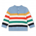 Striped knitted jumper CARREMENT BEAU for BOY