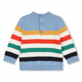 Striped knitted jumper CARREMENT BEAU for BOY