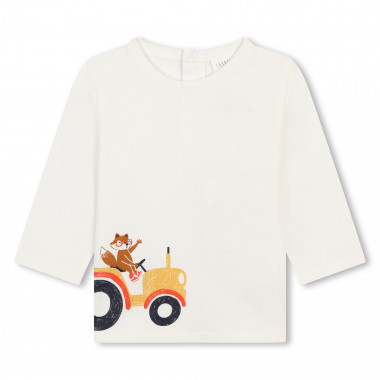 T-shirt com estampa aplicada CARREMENT BEAU para RAPAZ