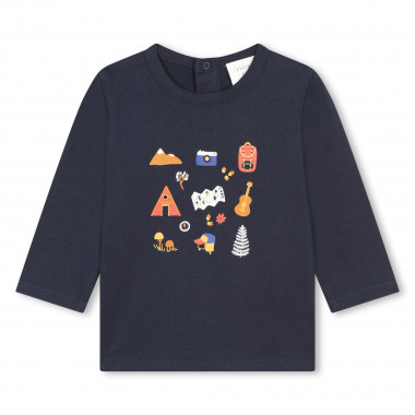 T-shirt com estampa aplicada CARREMENT BEAU para RAPAZ