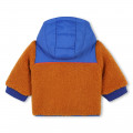 Two-tone bi-material coat CARREMENT BEAU for BOY