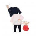 Sweat-shirt broderies florales CARREMENT BEAU pour FILLE