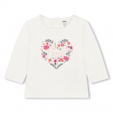 T-shirt com estampa aplicada CARREMENT BEAU para RAPARIGA