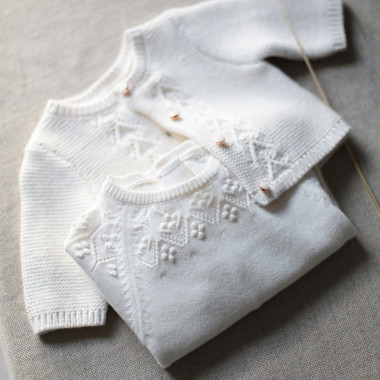 Combinaison en tricot unie CARREMENT BEAU pour FILLE