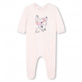 Pijama de veludo com estampa CARREMENT BEAU para RAPARIGA