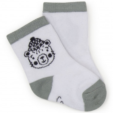 Jacquard bear socks  for 