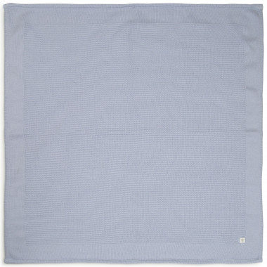 Couverture tricot coton laine CARREMENT BEAU pour GARCON