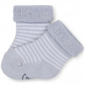 Paar gestreepte sokken CARREMENT BEAU Voor