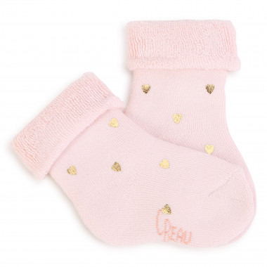 Heart print socks CARREMENT BEAU for GIRL