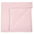 Single-colour knitted blanket CARREMENT BEAU for GIRL