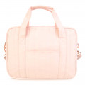 Poplin-lined changing bag CARREMENT BEAU for GIRL