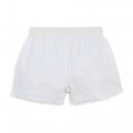 Pantalón con bordado inglés CARREMENT BEAU para NIÑA