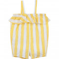 Combi-short à rayures CARREMENT BEAU pour FILLE