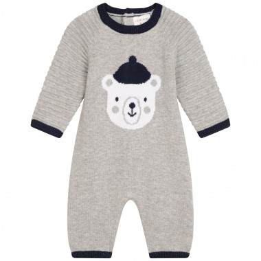 Cotton and wool knit playsuit CARREMENT BEAU for BOY