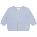 Knitted cotton cardigan CARREMENT BEAU for BOY