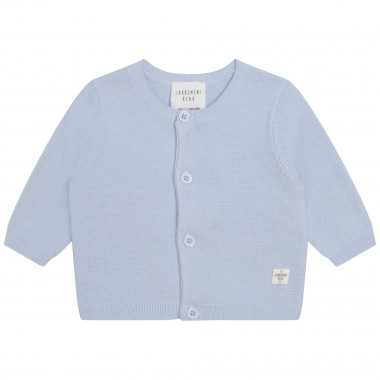 Knitted cotton cardigan CARREMENT BEAU for BOY