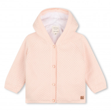Buttoned tricot jacket  for 