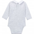 Embroidered cotton onesie CARREMENT BEAU for BOY