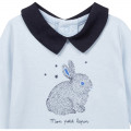 Cotton onesie with collar CARREMENT BEAU for BOY