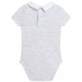 Onesie with decorative collar CARREMENT BEAU for BOY