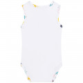 Set of two sleeveless onesies CARREMENT BEAU for BOY