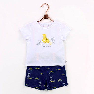 T-SHIRT+SHORT CARREMENT BEAU Für JUNGE