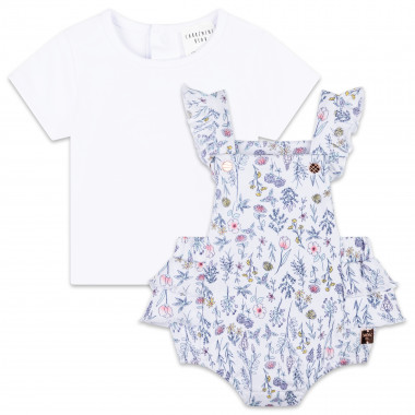 T-shirt and dungarees set CARREMENT BEAU for GIRL