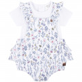 T-shirt and dungarees set CARREMENT BEAU for GIRL